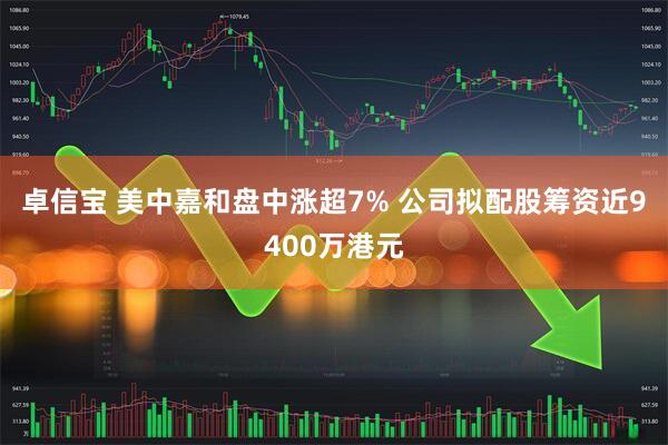 卓信宝 美中嘉和盘中涨超7% 公司拟配股筹资近9400万港元