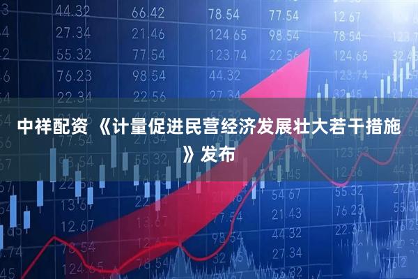 中祥配资 《计量促进民营经济发展壮大若干措施》发布